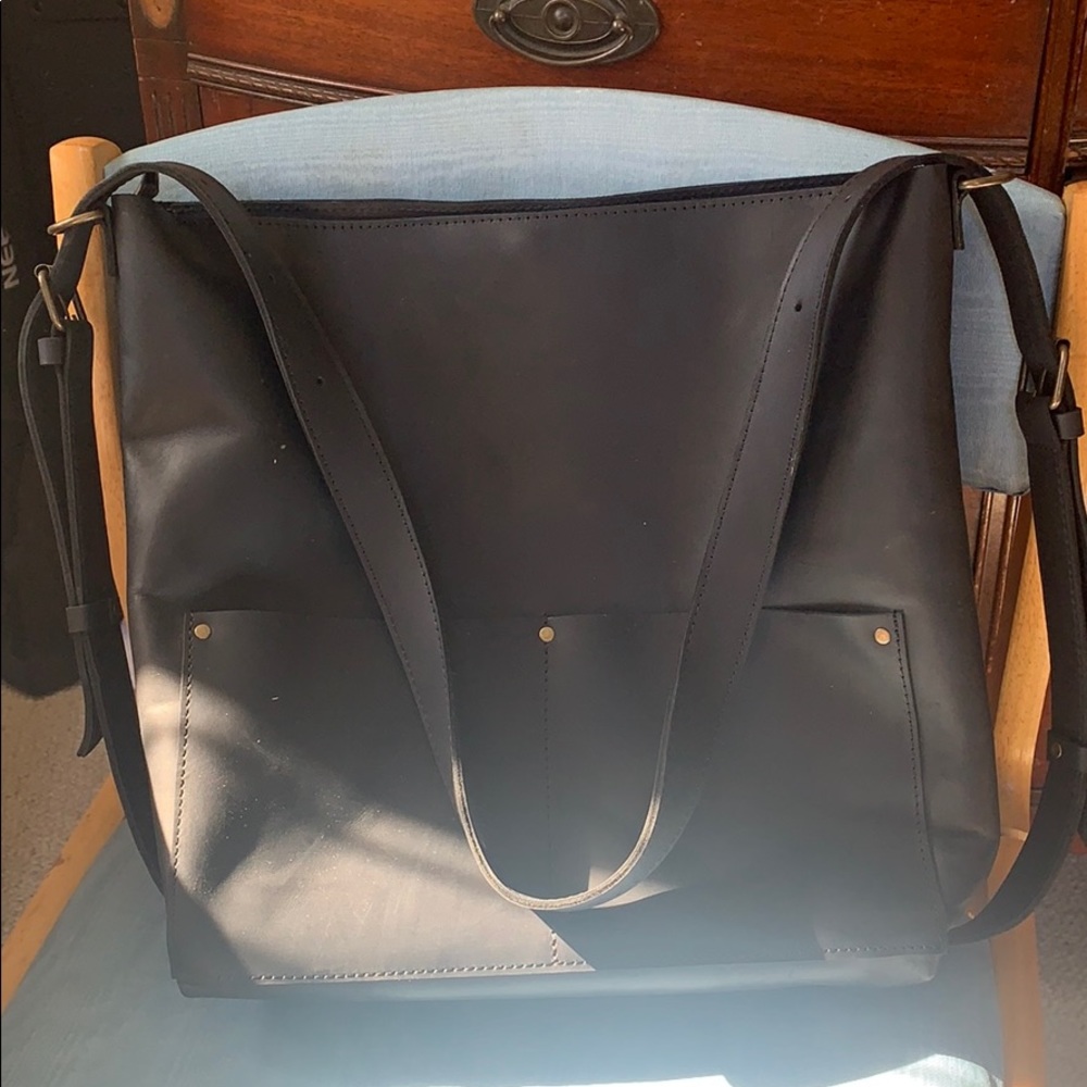 Convertible Leather Tote